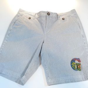 Dockers Seersucker Shorts Size 14